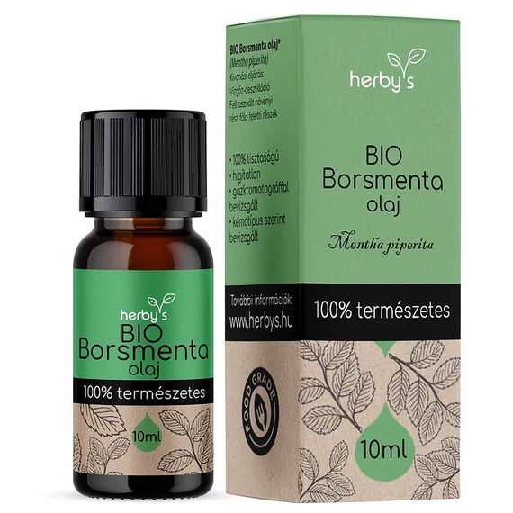 Herby's Bio Borsmenta Illóolaj 10ml - Food Grade